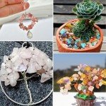 1184Pcs Irregular Stone Beads Jewelry Making Kit