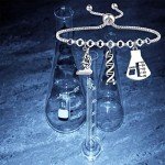 Birdgot Atom Microscope Charms for Science Lovers