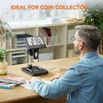 4.3'' Digital Coin Microscope 1000x with LED