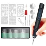 Rechargeable Electric Engraving Pen with 33 Bits