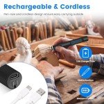 Rechargeable Electric Engraving Pen with 33 Bits