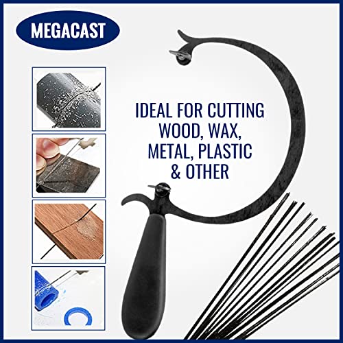 Curved Jewelers Saw Frame + Assorted Saw Blades