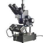 AmScope Trinocular Zoom Stereo Microscope with Lights