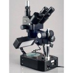 AmScope Trinocular Zoom Stereo Microscope with Lights