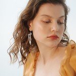 Silver Plated Science Microscope Dangle Earrings