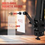 Adjustable Microscope Stand with Clamp for Goldsmithing