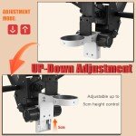 Adjustable Microscope Stand with Clamp for Goldsmithing