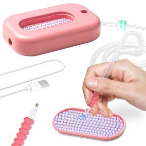 Electric Diamond Painting Pen Set with Storage Tray