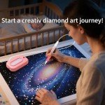 Electric Diamond Painting Pen Set with Storage Tray