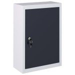 Industrial Wall Mounted Tool Cabinet - Metal Organizer