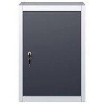 Industrial Wall Mounted Tool Cabinet - Metal Organizer