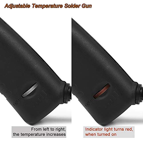 Adjustable Temp Soldering Gun Set by NEWACALOX