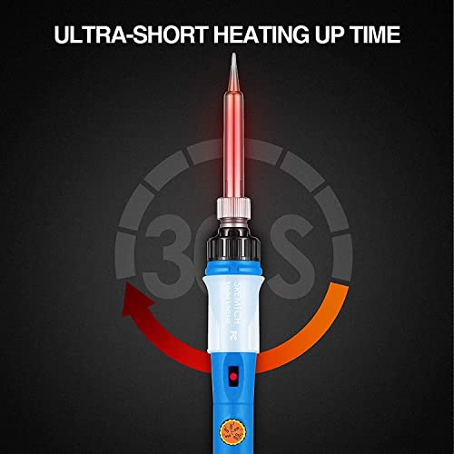 Upgraded 60W Soldering Iron Kit (Blue)