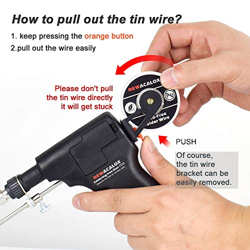 Adjustable Temp Soldering Gun Set by NEWACALOX