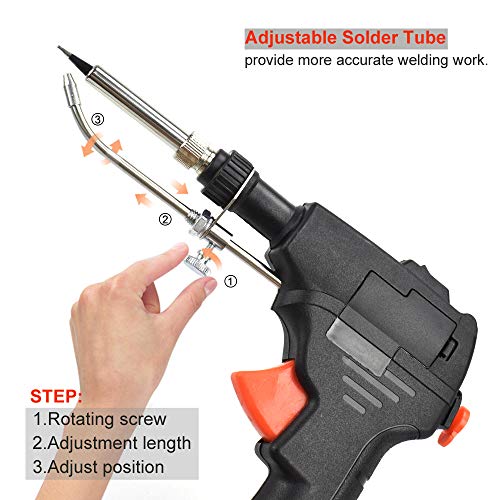 Adjustable Temp Soldering Gun Set by NEWACALOX