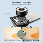 120X Jewelers Loupe with LED Light and Clip