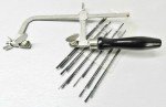 Adjustable Jewelers Saw Kit with 144 Blades