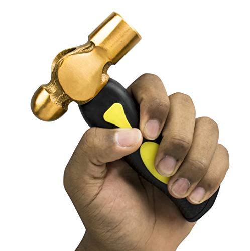 Brass Stamping Hammer for Jewelry Making - Short Handle