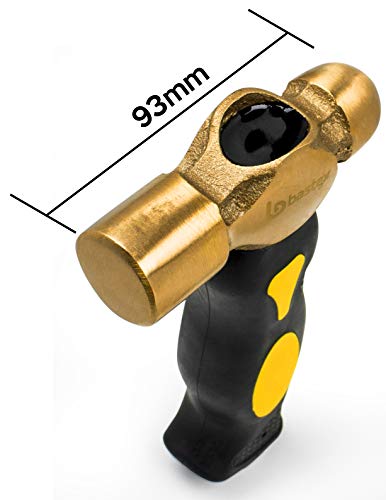 Brass Stamping Hammer for Jewelry Making - Short Handle