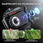 Portable 200X Phone Microscope with LED Light