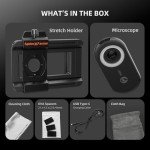 Portable 200X Phone Microscope with LED Light