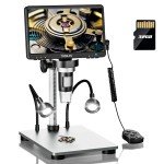 TOMLOV 7" 1080p Digital Microscope for Jewelry
