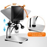 TOMLOV 7" 1080p Digital Microscope for Jewelry