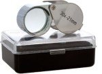 LuckyStone 30x Jewelers Eye Loupe Magnifier