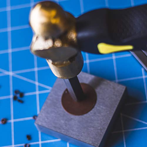 Brass Stamping Hammer for Jewelry Making - Short Handle