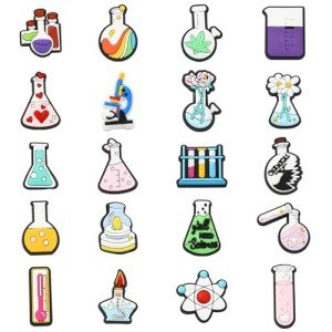 40 PCS Chemical Theme PVC Shoe Charms Set