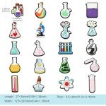 40 PCS Chemical Theme PVC Shoe Charms Set