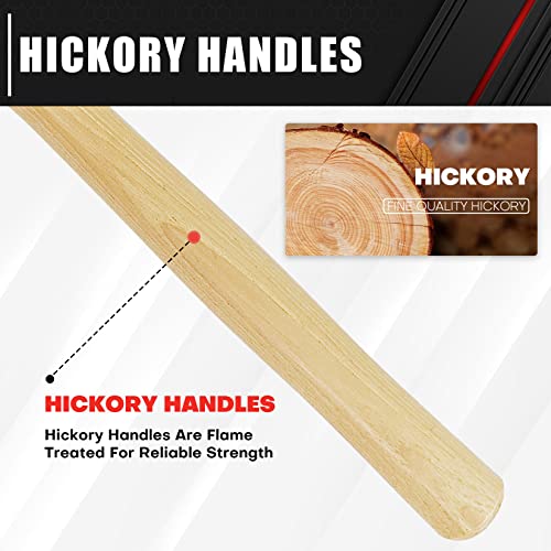 Solid Brass Non-Sparking Hammer with Wood Handle
