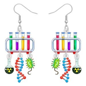Colorful Science Earrings for Teachers' Day Gift