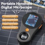 500X Digital Microscope 1080P with 8 LED Lights