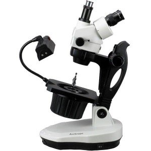 AmScope Advanced Jewel Gem Stereo Zoom Microscope