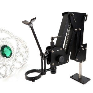 Multi-Directional Jewelry Microscope Stand with Mirror