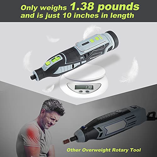12V Cordless Rotary Tool Kit with 5 Speeds