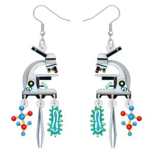 Acrylic Chemistry Teacher Dangle Earrings for Women