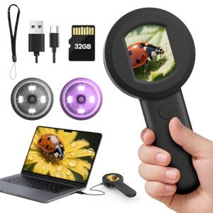 OPAITA 100x USB Mini Microscope for Jewelry & Coins