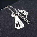 Unique DNA Molecule Pendant Necklace for Science Lovers