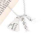 Unique DNA Molecule Pendant Necklace for Science Lovers