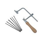 Adjustable Jewelers Saw Frame with 144 Blades