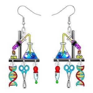 Colorful Science Earrings for Teachers’ Day Gifts