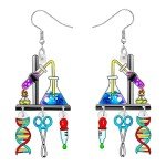 Colorful Science Earrings for Teachers’ Day Gifts