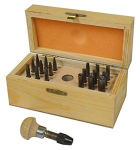 18-Piece Stone Setting Punch and Burnisher Set