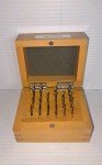 Vintage Bur Assortment: 32 Spearhead Stone Setting Tools