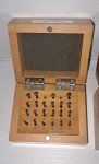 Vintage Bur Assortment: 32 Spearhead Stone Setting Tools