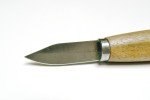 Stainless Steel Bench Knife with Hardwood Handle