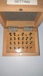 Vintage Bur Assortment: 32 Spearhead Stone Setting Tools