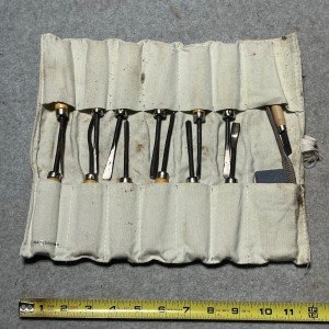 14-Piece HSS Wood Chisel Set for Carving